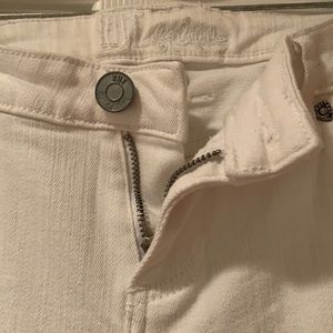 Kut white boyfriend jeans